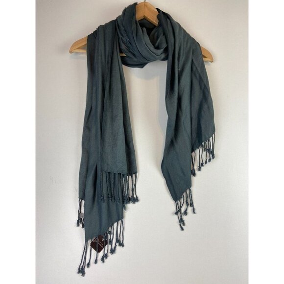 Jessica Accessories - Jessica Grey Cotton Wrap Scarf One Size